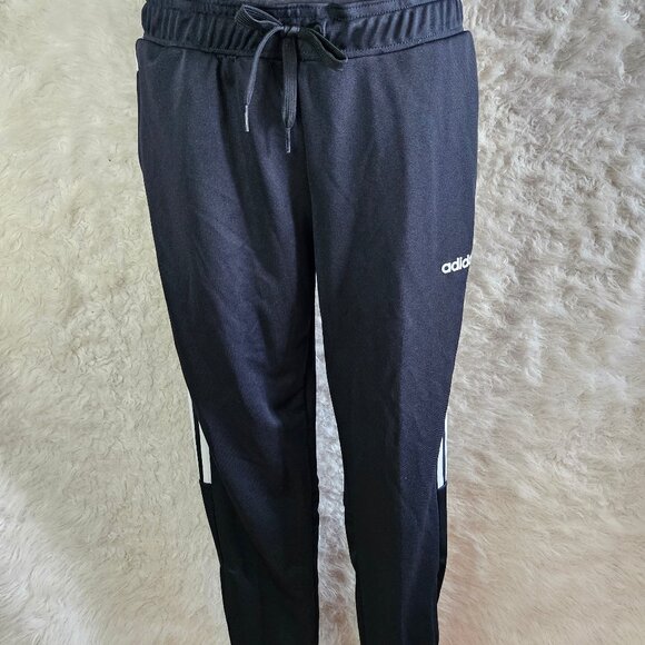 Adidas Women's Black Essentials 3-Stripes Tricot Pants Size: M - Picture 1 of 12